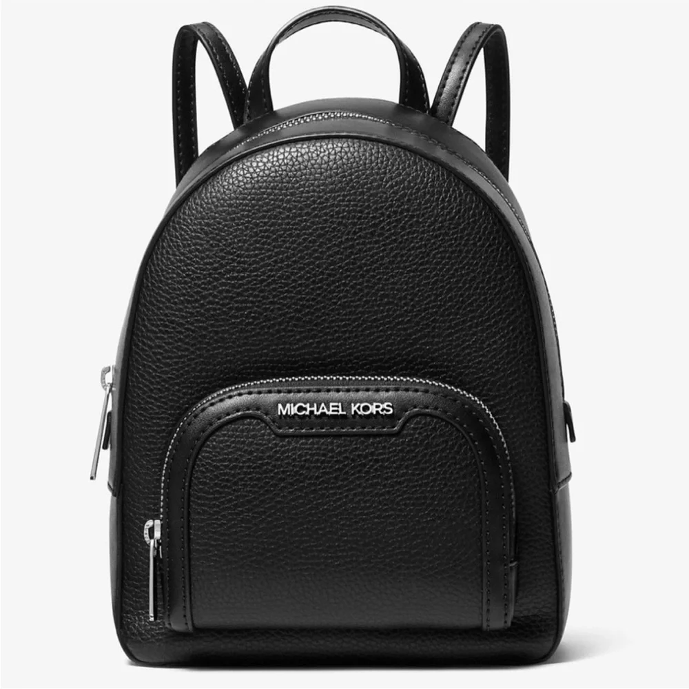 Michael Kors Jaycee Extra-Small Pebbled Leather Convertible Backpack Crossbody